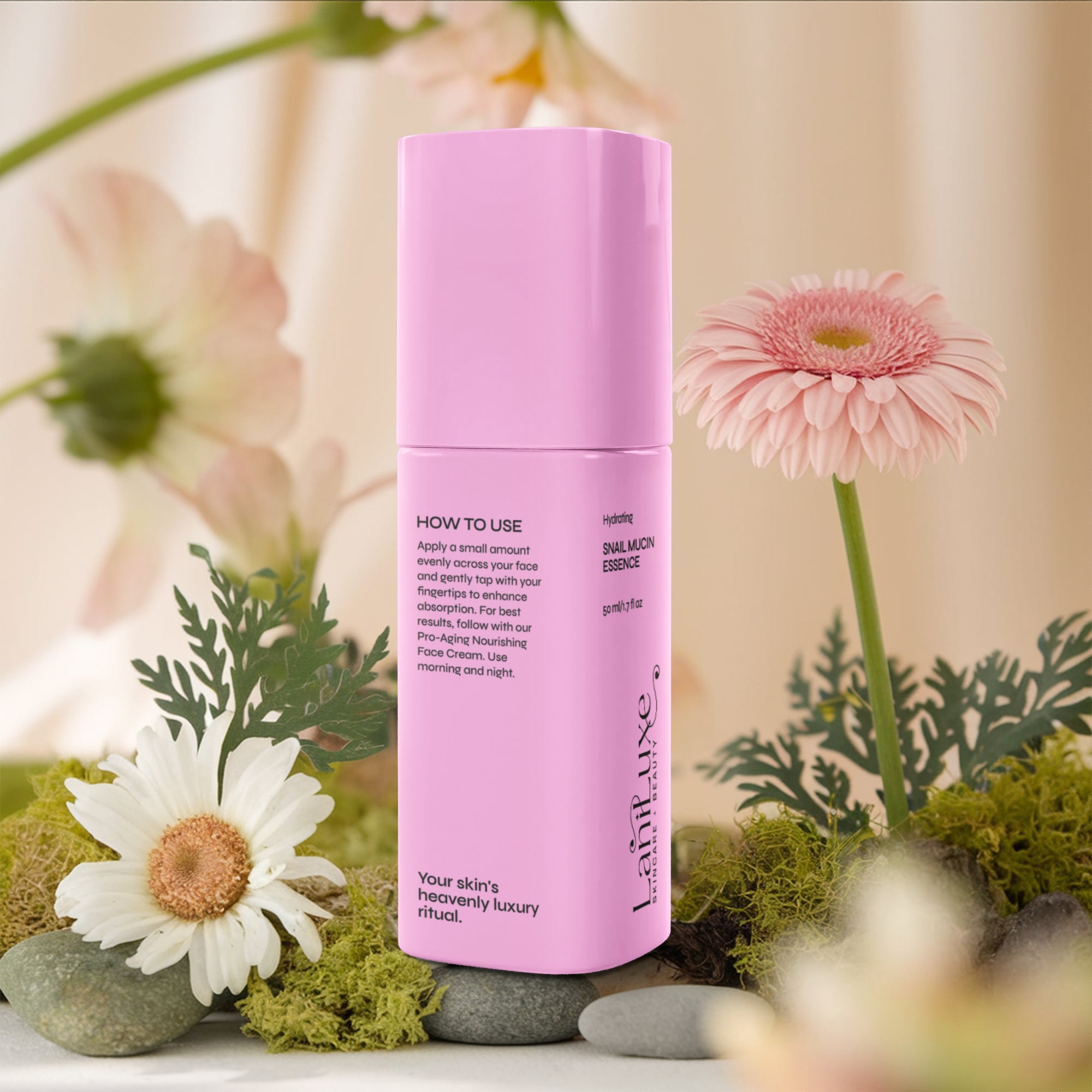 HydraSnail Mucin Essence – Luxury Glass Skin Hydrating Treatment (1.7 fl oz)