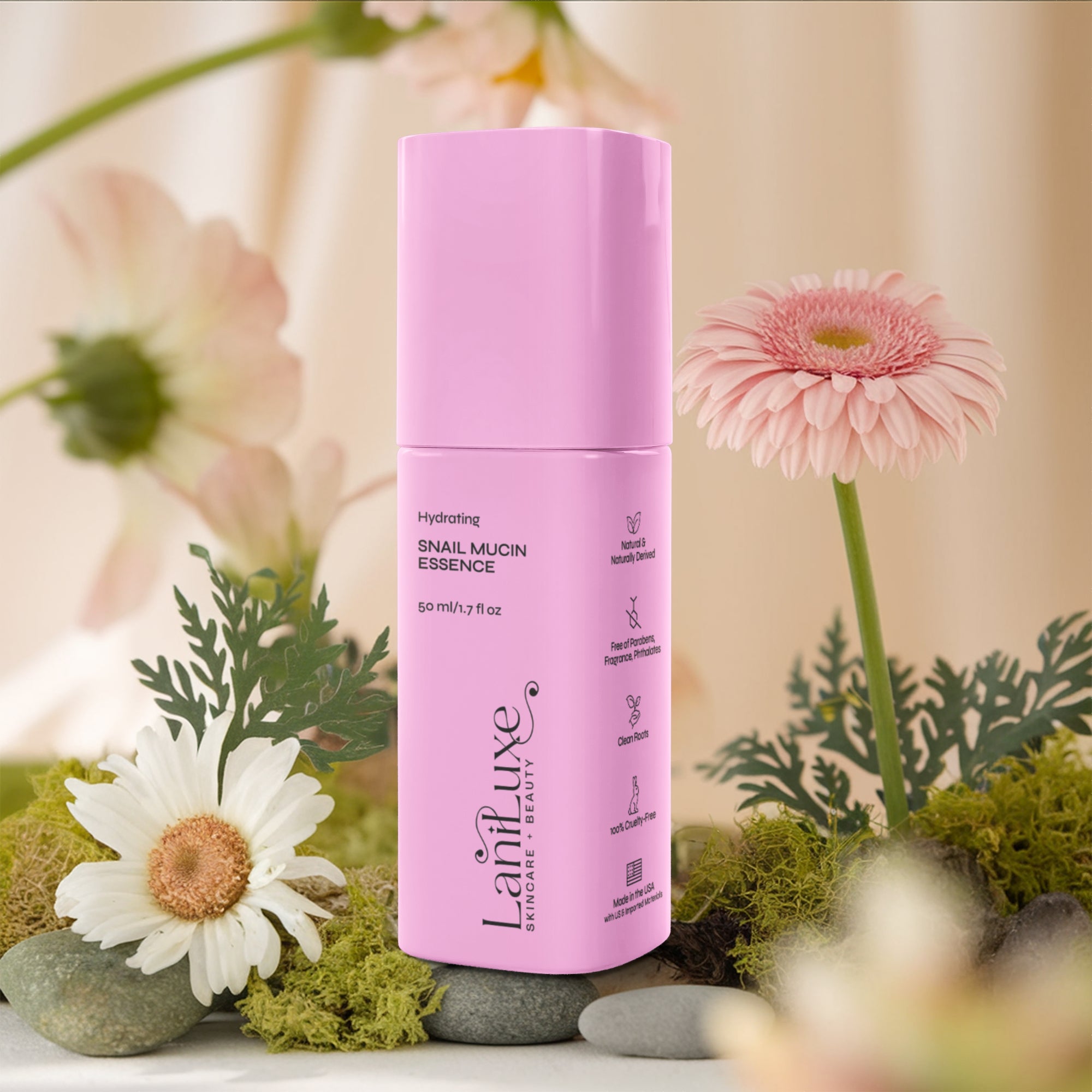 HydraSnail Mucin Essence – Luxury Glass Skin Hydrating Treatment (1.7 fl oz)